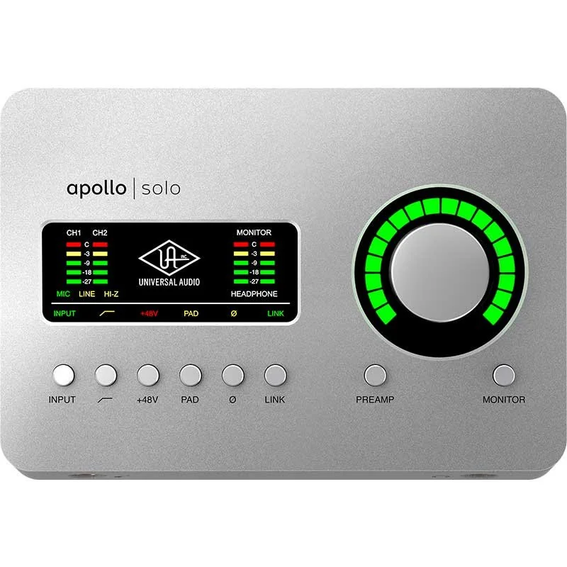 APOLLO SOLO USB interfaz de audio profesional con DSP UAD y conexión USB